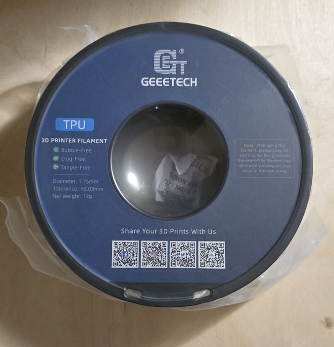 Filamenty TPU PETG-CF PLA-CF Bambu Lab Geeetech włókno