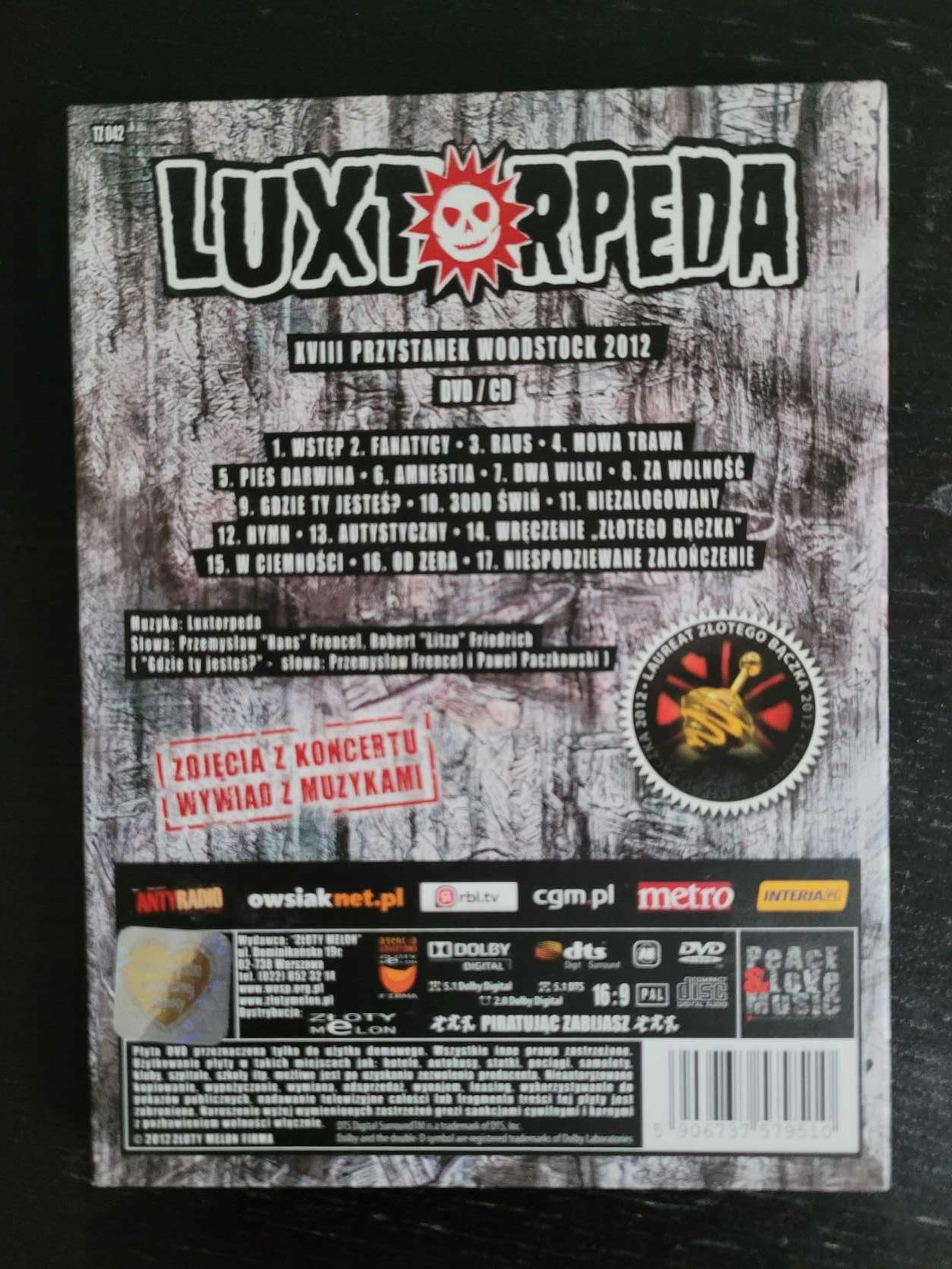 Luxtorpeda - Przystanek Woodstock 2012 CD+DVD