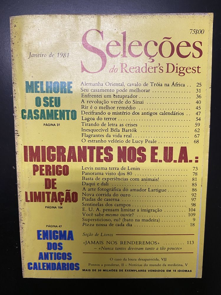 Livros Reader’s Digest