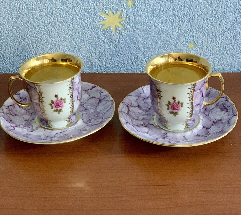 Фарфоровый кофейный набор (Чехия)