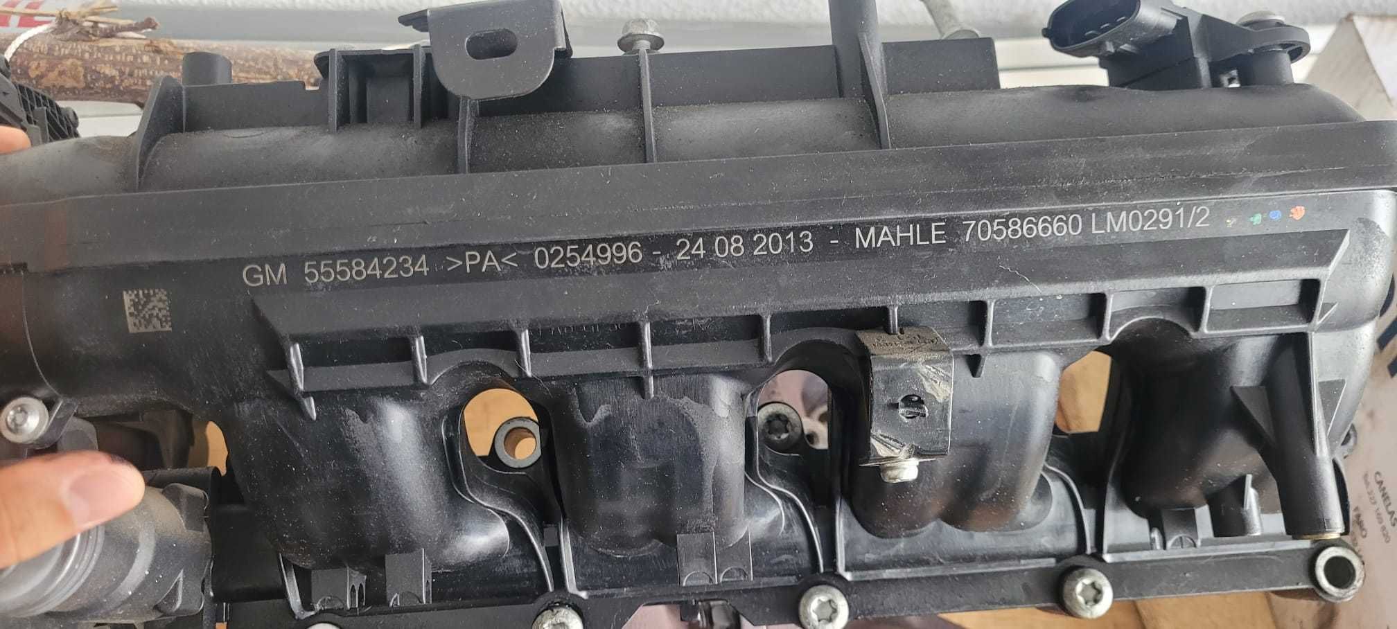 Colector de admissão e válvula EGR para opel astra 1.7 cdti