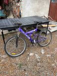 Rower góral MTB mountain bike fioletowy