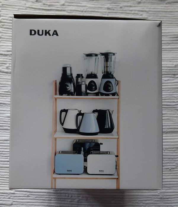 DUKA BOSSE Toster opiekacz do kanapek dwukomorowy czarny + PREZENT