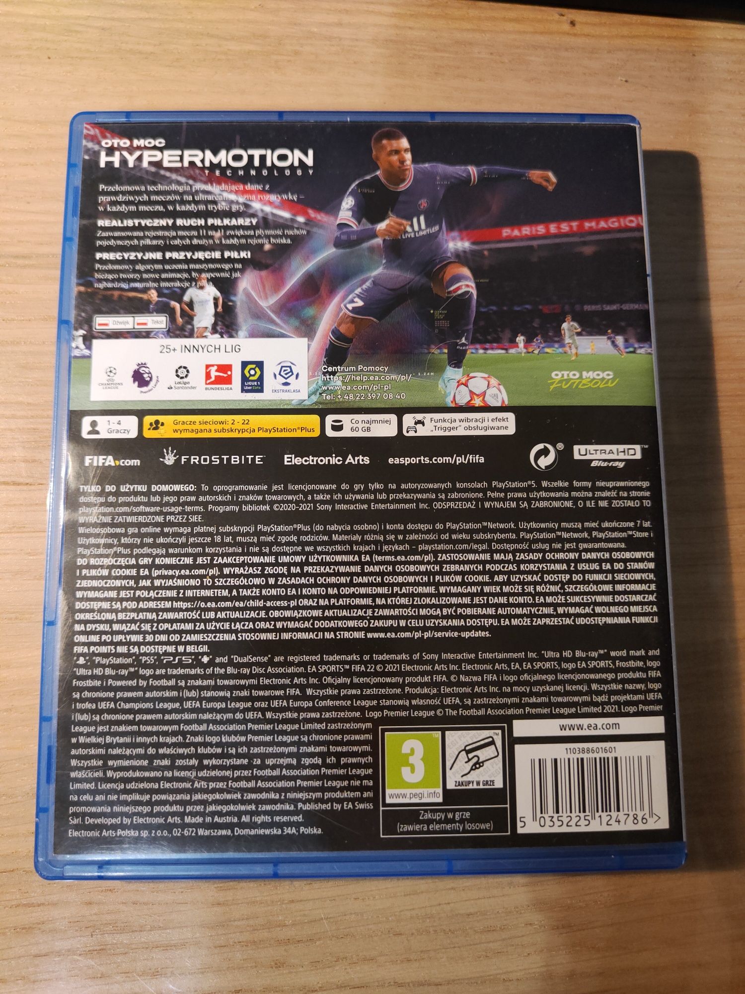 FIFA 22 na konsole PS5