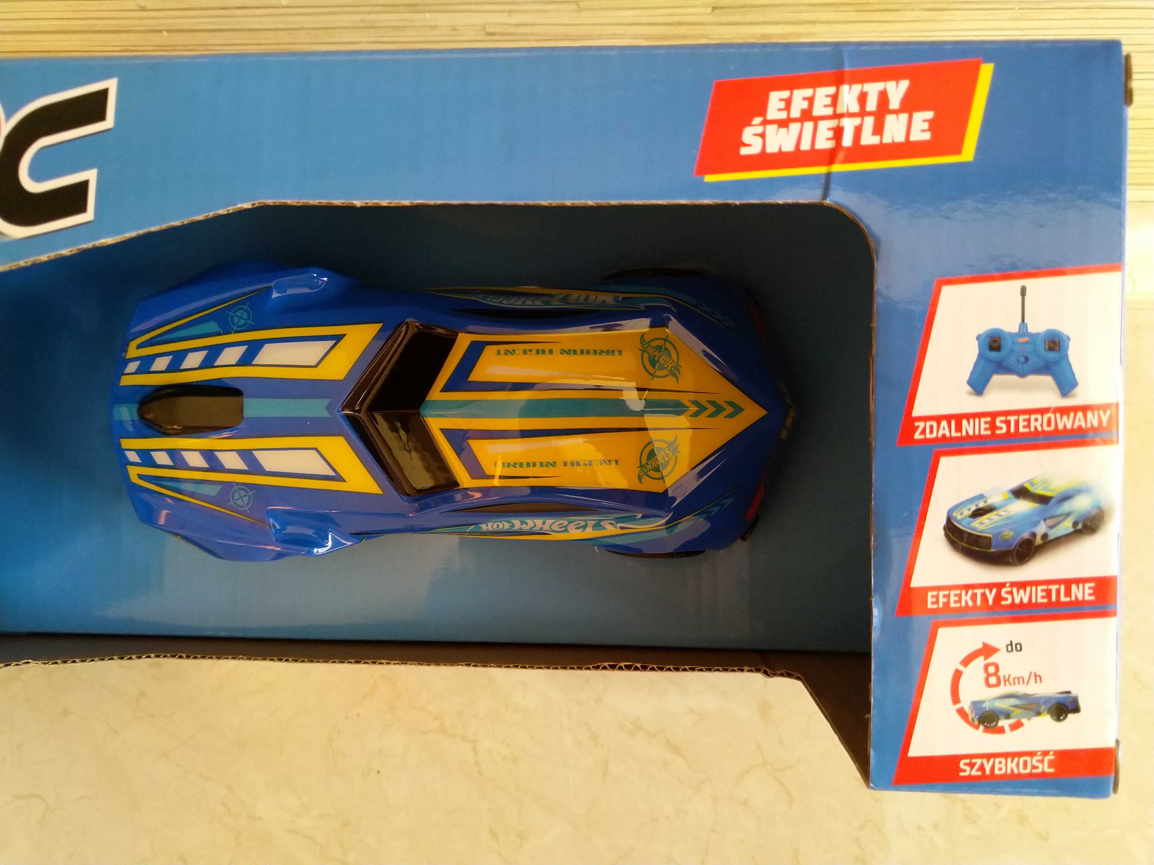 NOWY Samochód Zdalnie Sterowany Na Pilota 1:24 Hot Wheels +Pilot MONDO