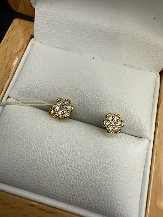 Złote kolczyki próba 333