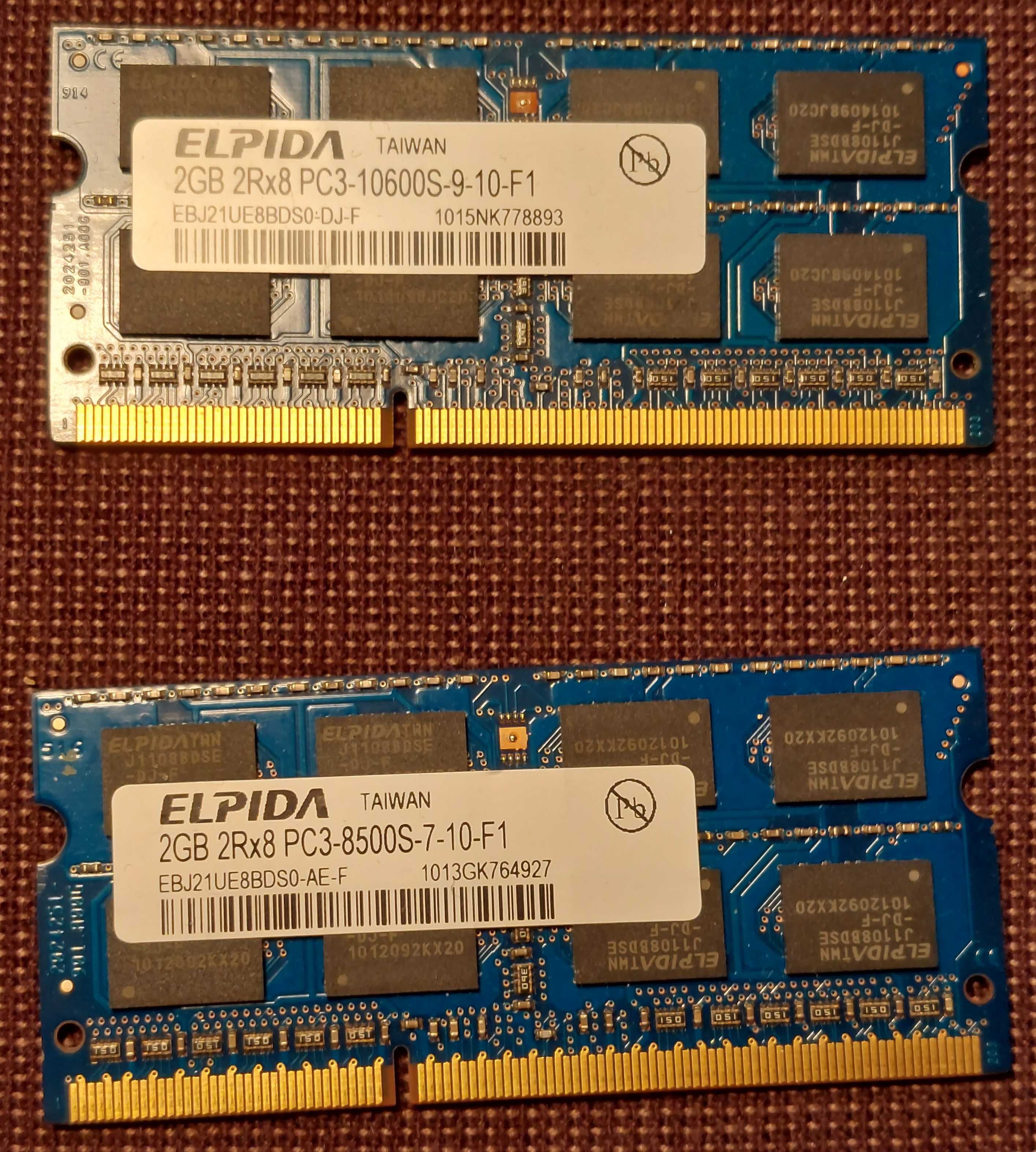 Pamięć RAM ELPIDA 2GB DDR3 1333MHz - 2 szt. 4GB