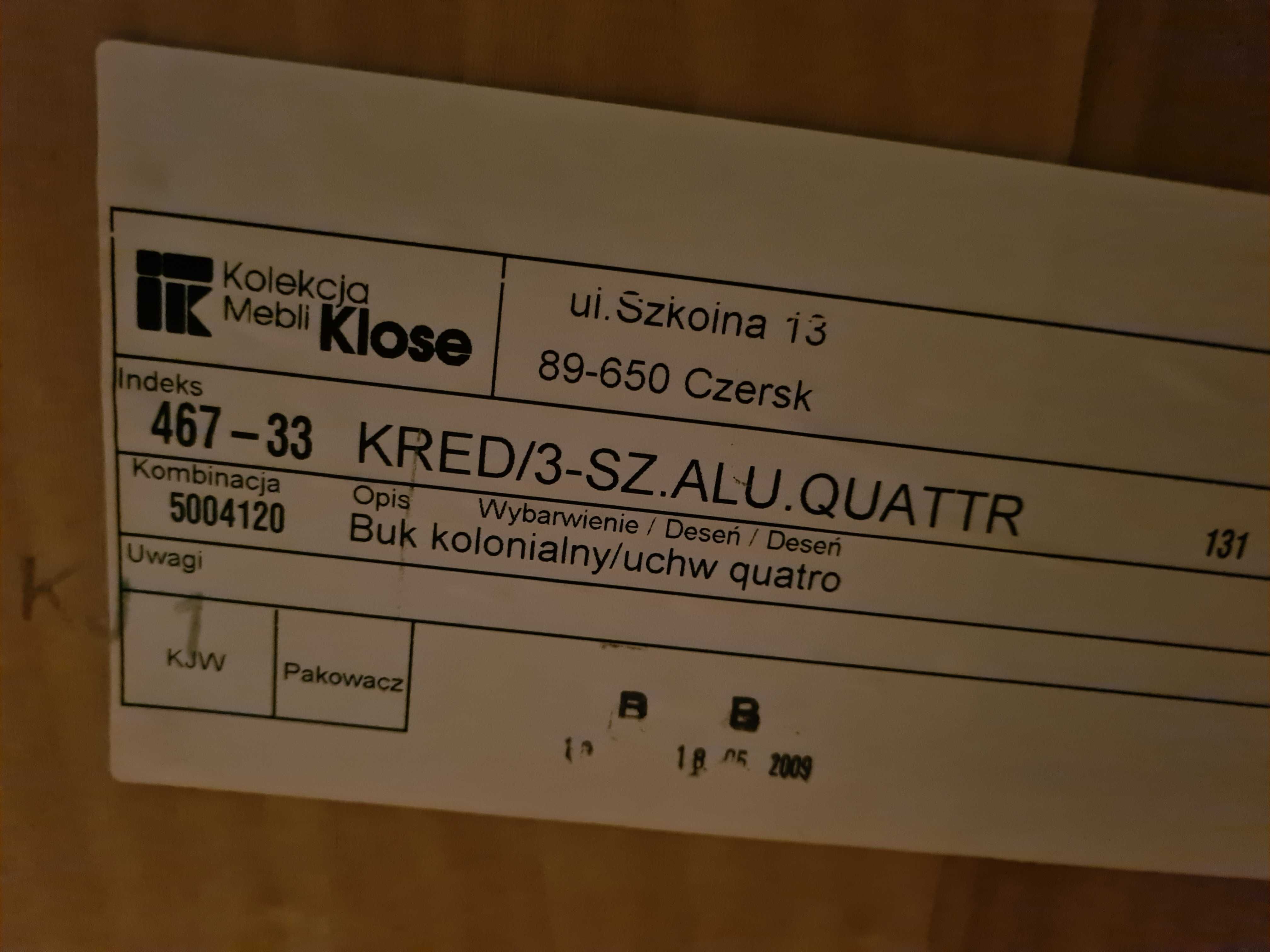 Komoda Klose quattro alu