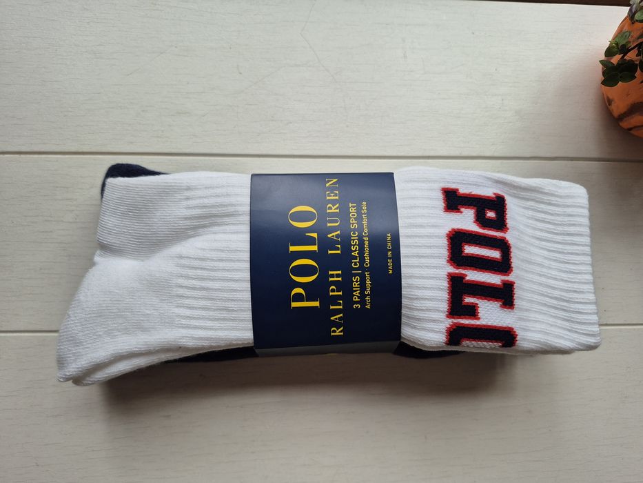 Skarpetki Skarpety Męskie 3pak Ralph Lauren