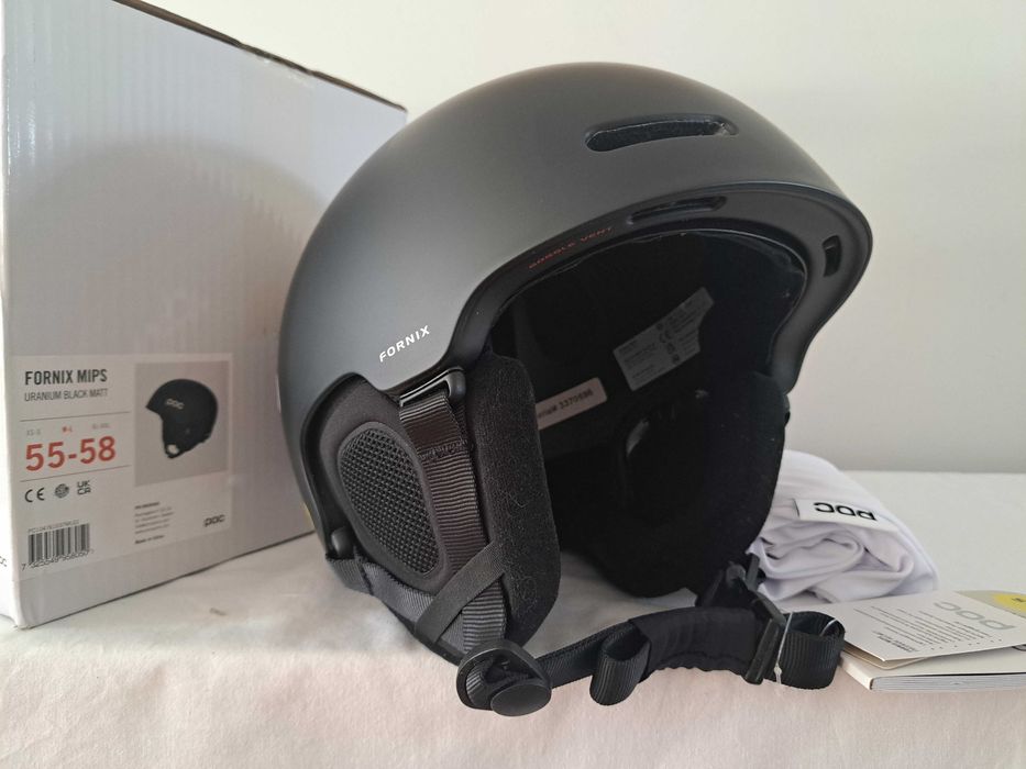 Kask narciarski POC Fornix Mips Uranium Black Matt M/L 55-58cm