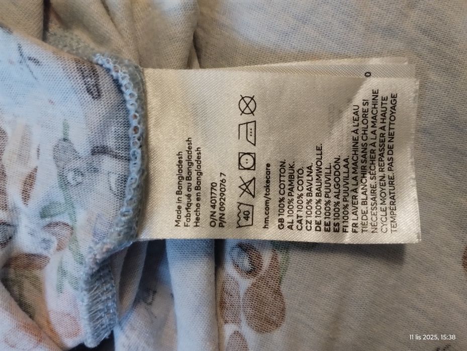 Błękitna sukienka H&&M