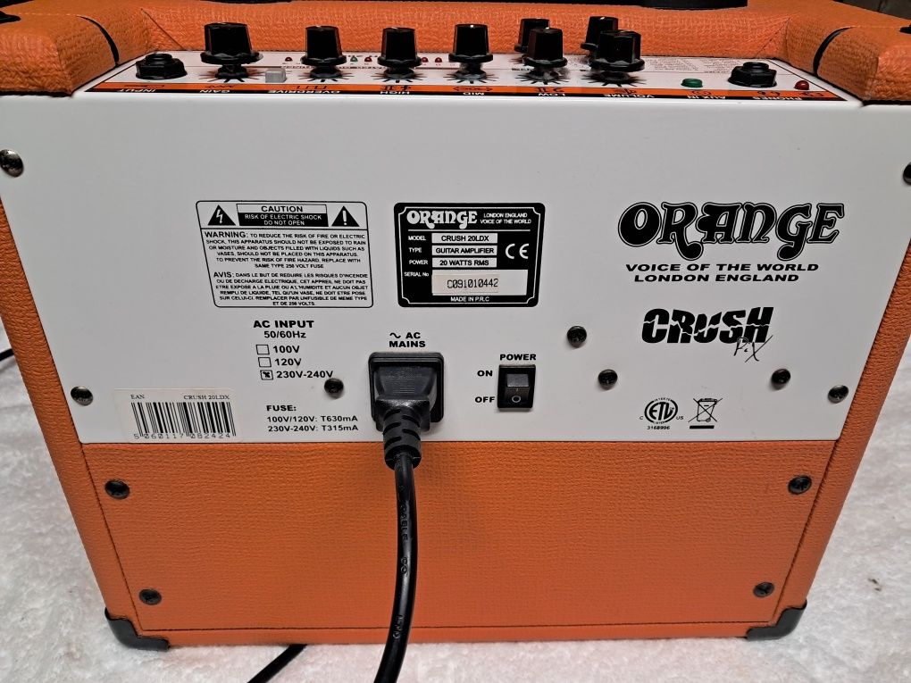 Amplificador De Guitarra Orange crush 20LDX