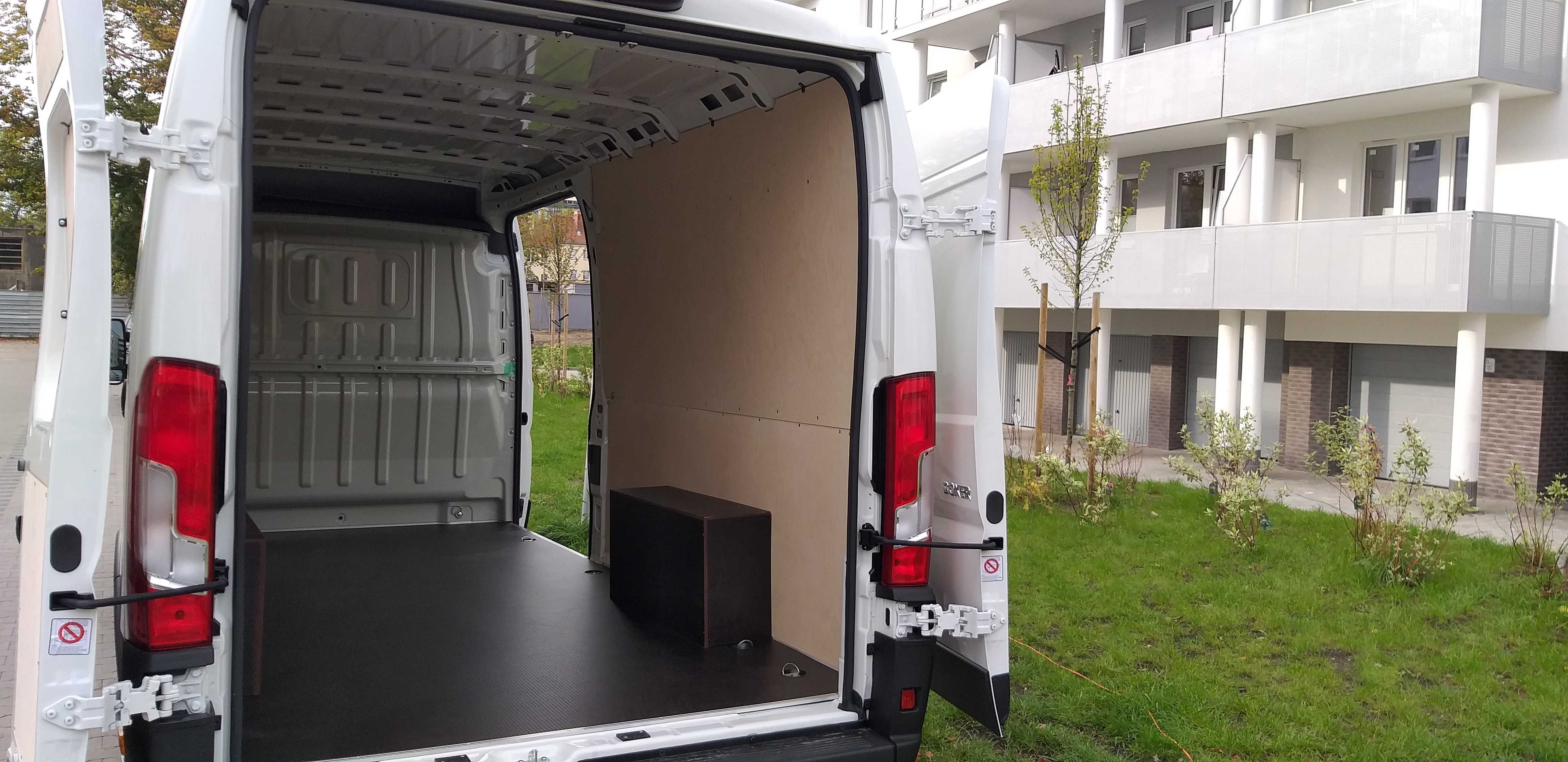 Zabudowa busa, zabudowy busów Fiat Ducato L3H2 podłoga, boki, nadkola