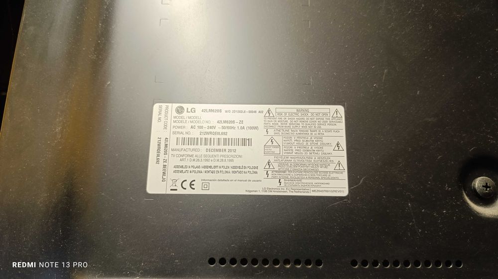 Продам Большой Плазменный Телевизор LG 42LM620S  , диагональ 42  !