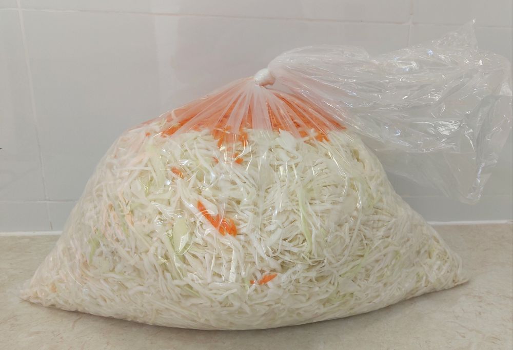 Kapusta Naturalna Szatkowana z Marchewką 10kg