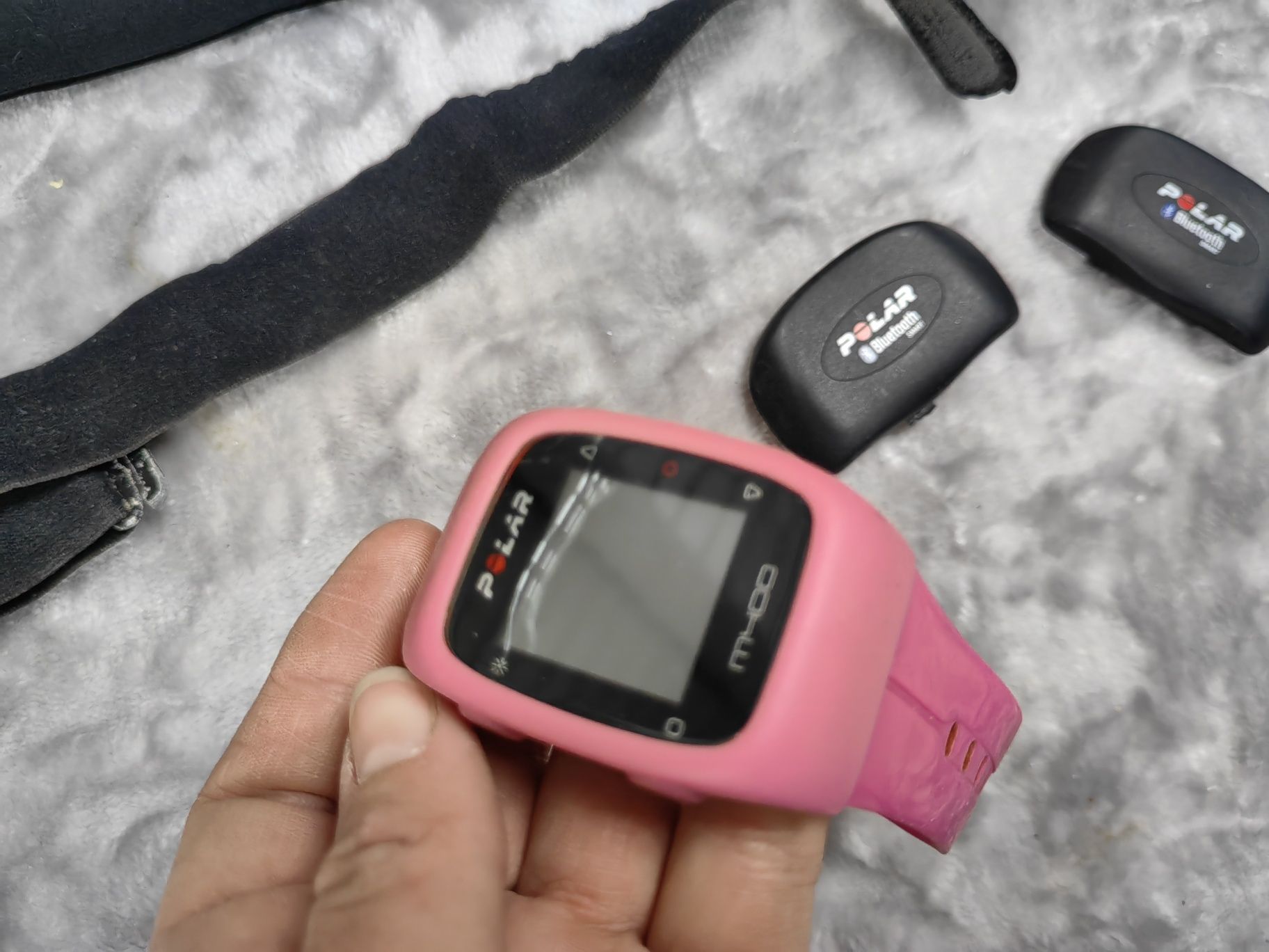 Zegarek polar M400 sprawny + 2szt pasów do pomiarów
