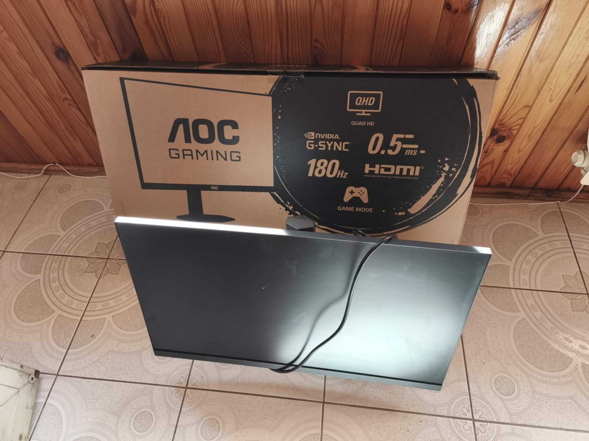 AOC Q27G4XF - uszkodzona matryca
