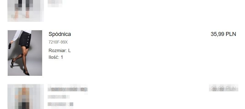 Krótka spódniczka z guziczkami, kobieca, mieniąca, metalizowana rozm L