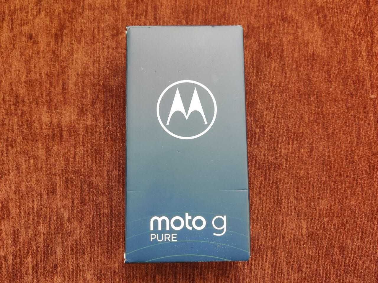 Motorola Moto G Pure-3ГБ/32ГБ/6,5"/4000мАч+чохол+перехідник+скло