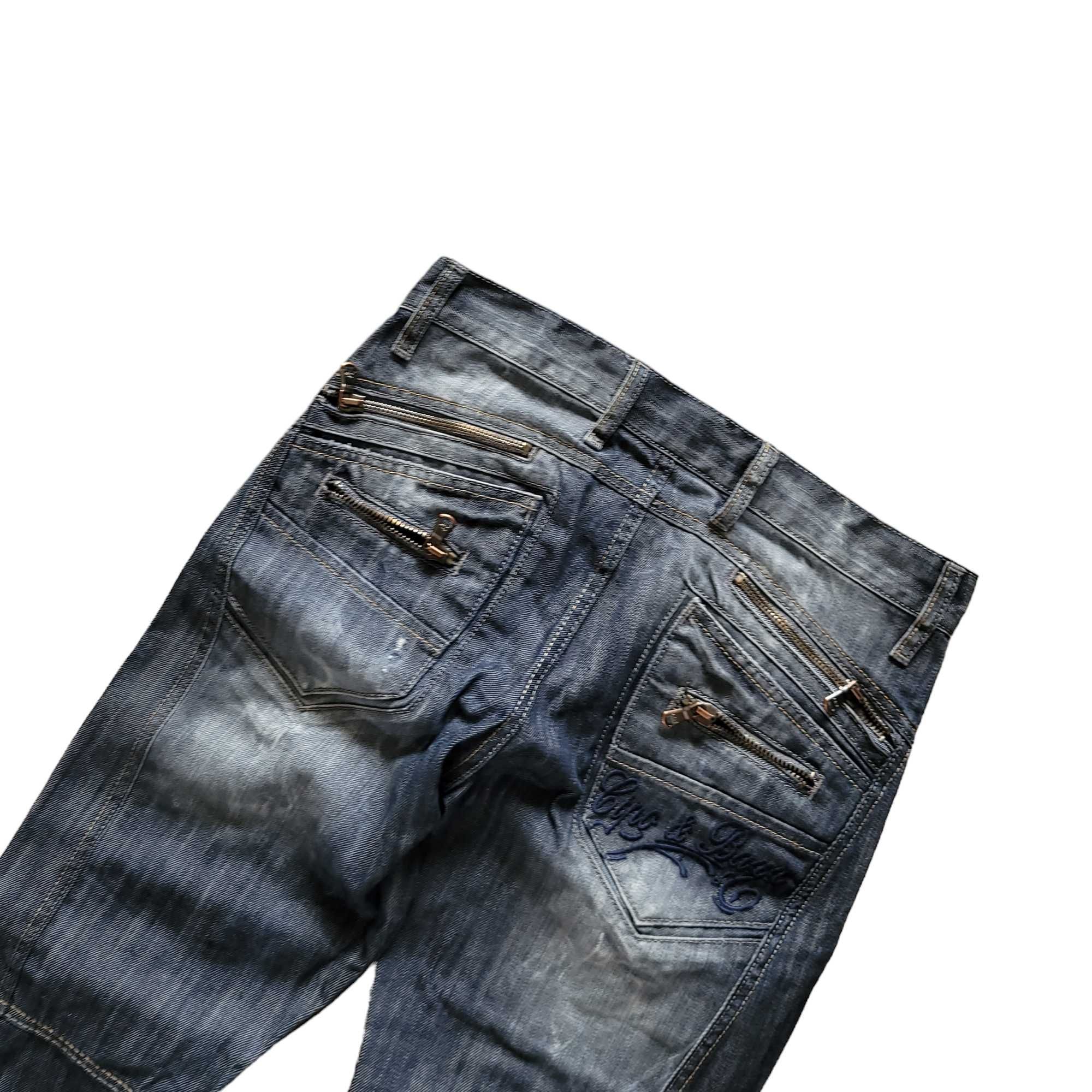 Spodnie jeansowe Cipo&Baxx 29/32 niski stan