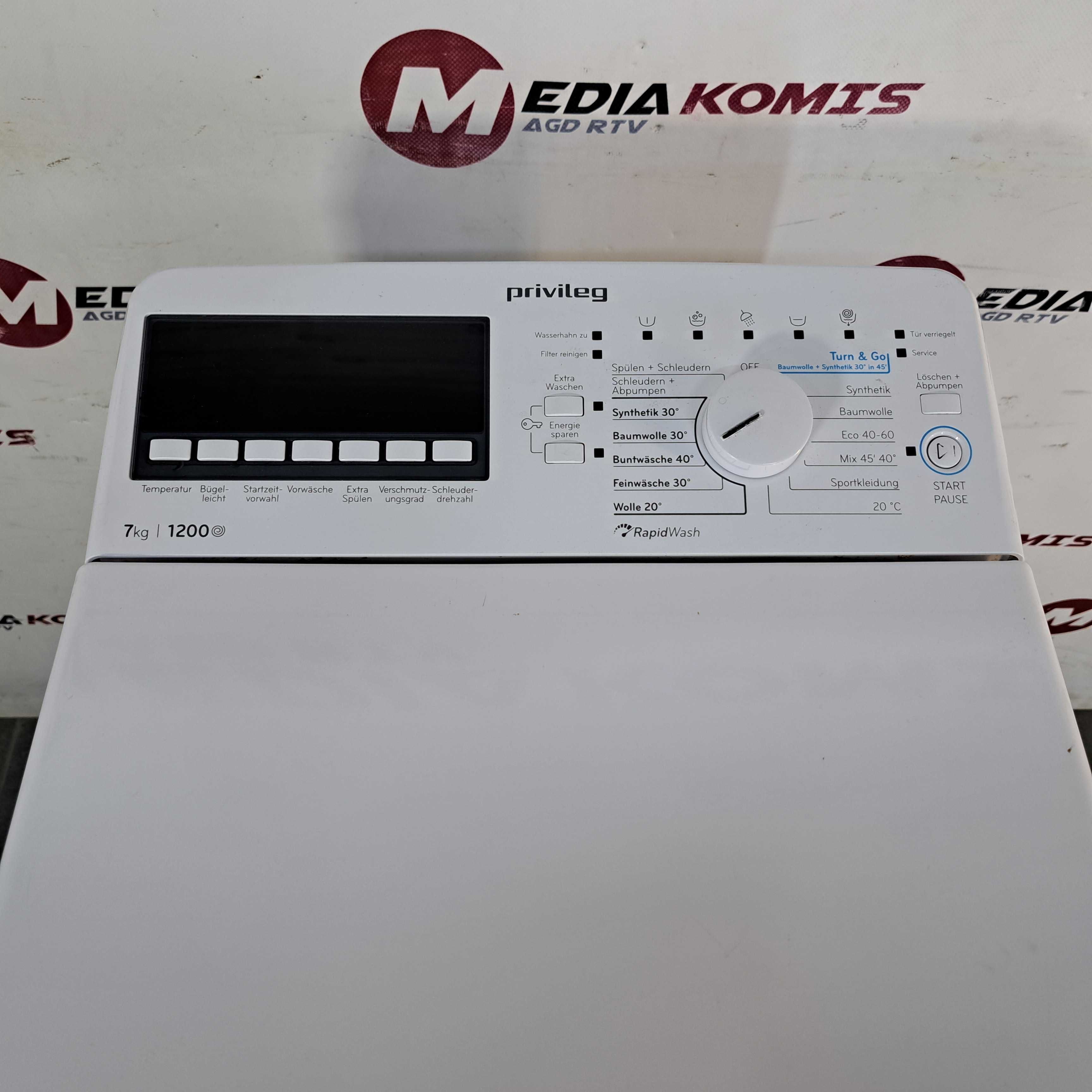 Pralka Privileg PWT E71253P N [12m-cy gwar] E / 7 kg / 1200 obr