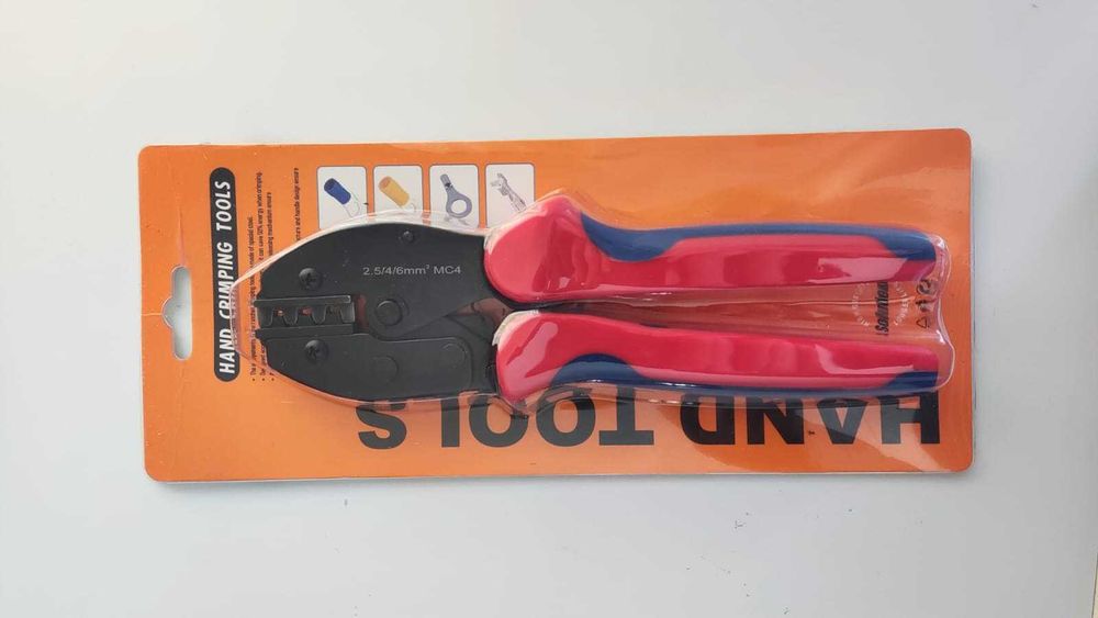 Alicate cravar fichas paineis solares MC4