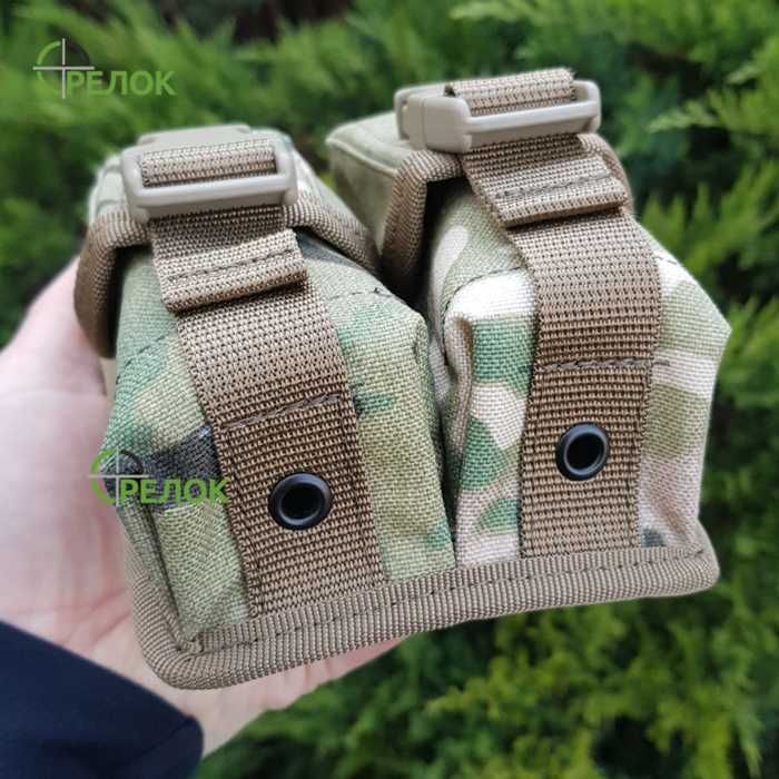 MOLLE-сумісний підсумок A-line СМ2 для двох гранат, мультикам