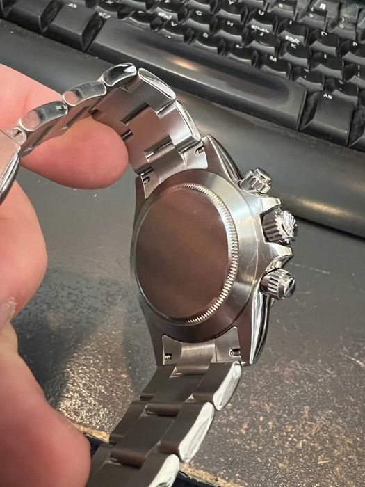 Relógio Rolex Cosmograph Daytona 40mm em aço inoxidável