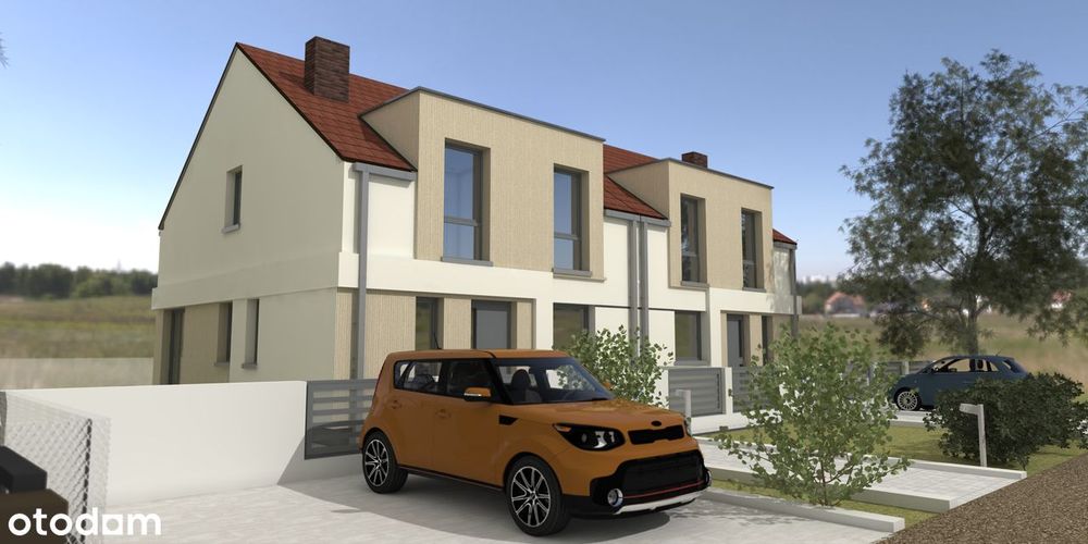 Nowoczesny dom 116 m² z dużym ogrodem REKUPERACJA