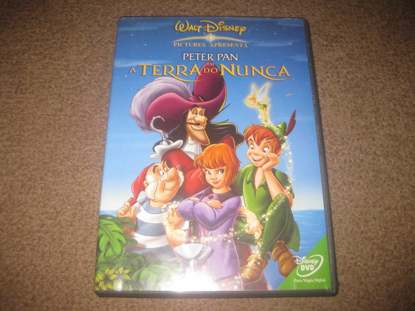 DVD "Peter Pan em A Terra do Nunca"
