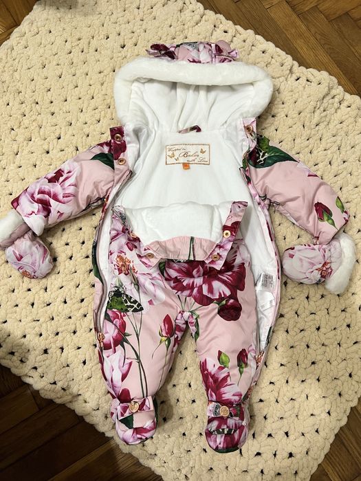 Зимовий комбінезон для дівчинки