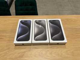 Nowy Apple iPhone 15 Pro 1TB Czarny Biały Niebieski GW12m Sklep
