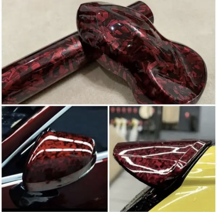 Плівка під кований ломаний карбон самоклеюча глянець СONGSHANG