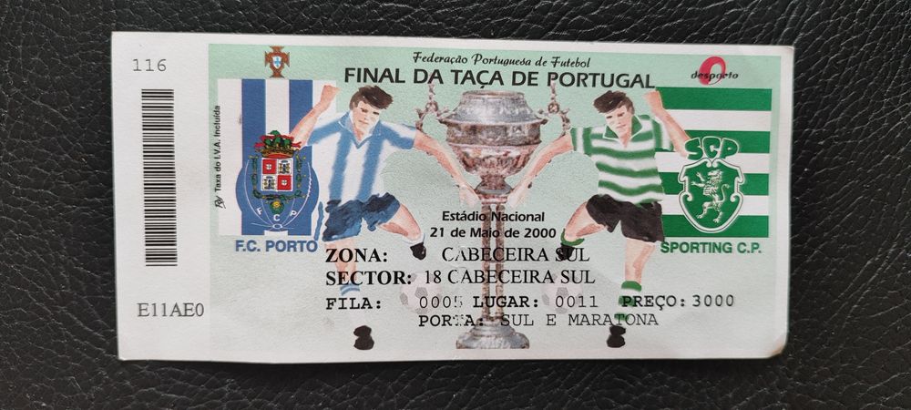 Bilhete Porto - Sporting 2000