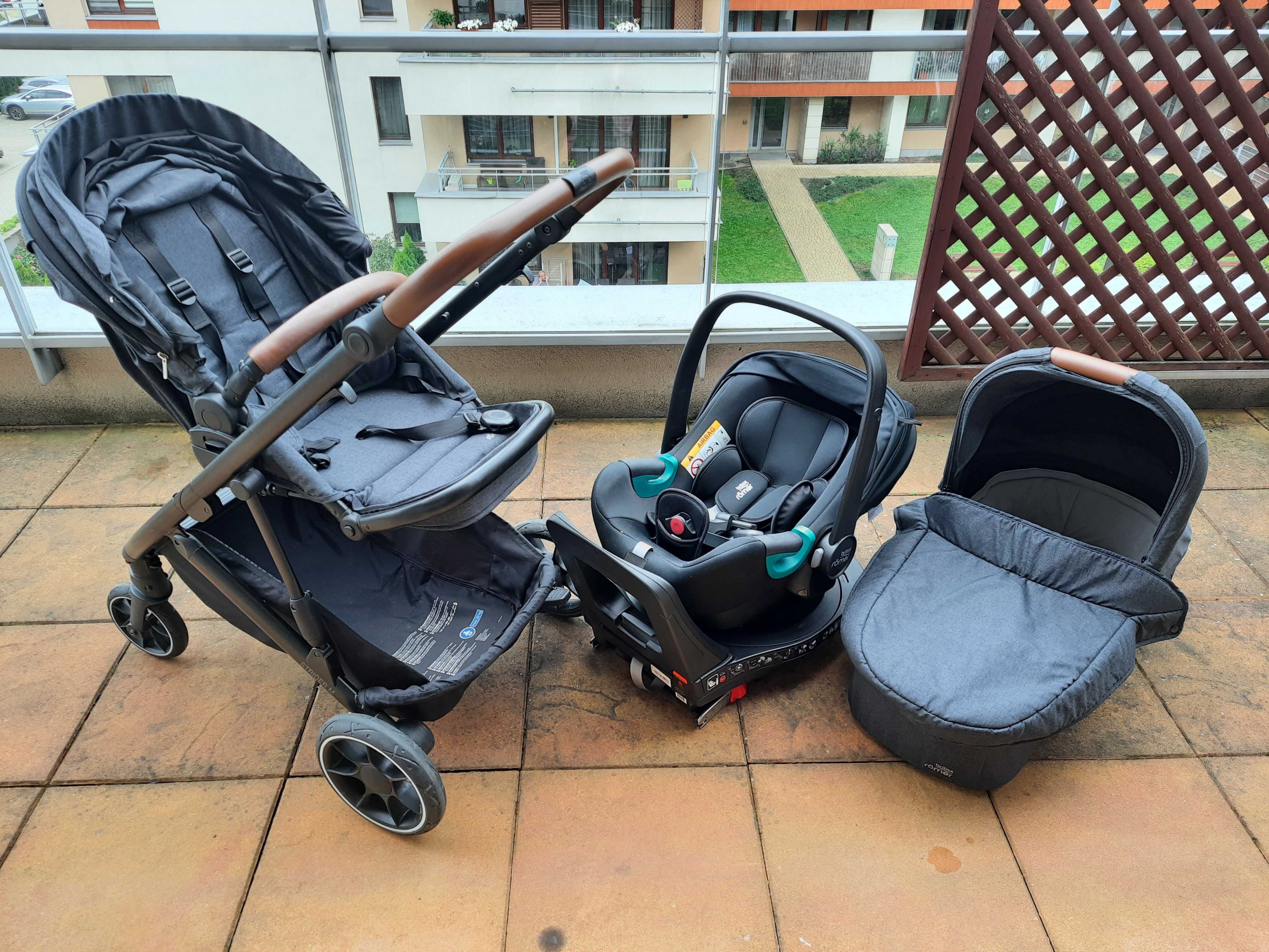 Wózek i krzesełko Britax Römer Strider M + Baby-Safe 3 i-Size