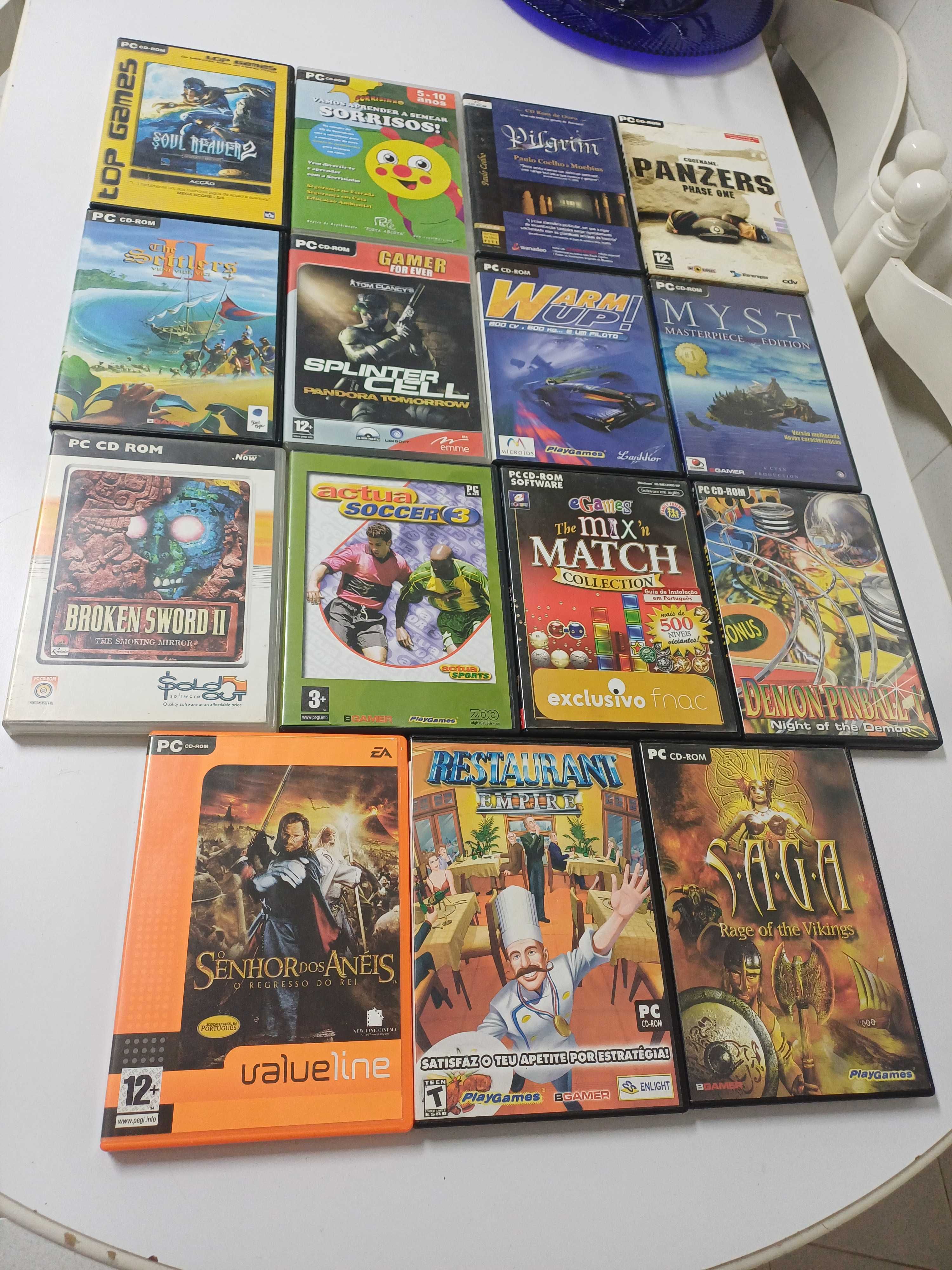Jogos para PC CD-ROM 15 unidades