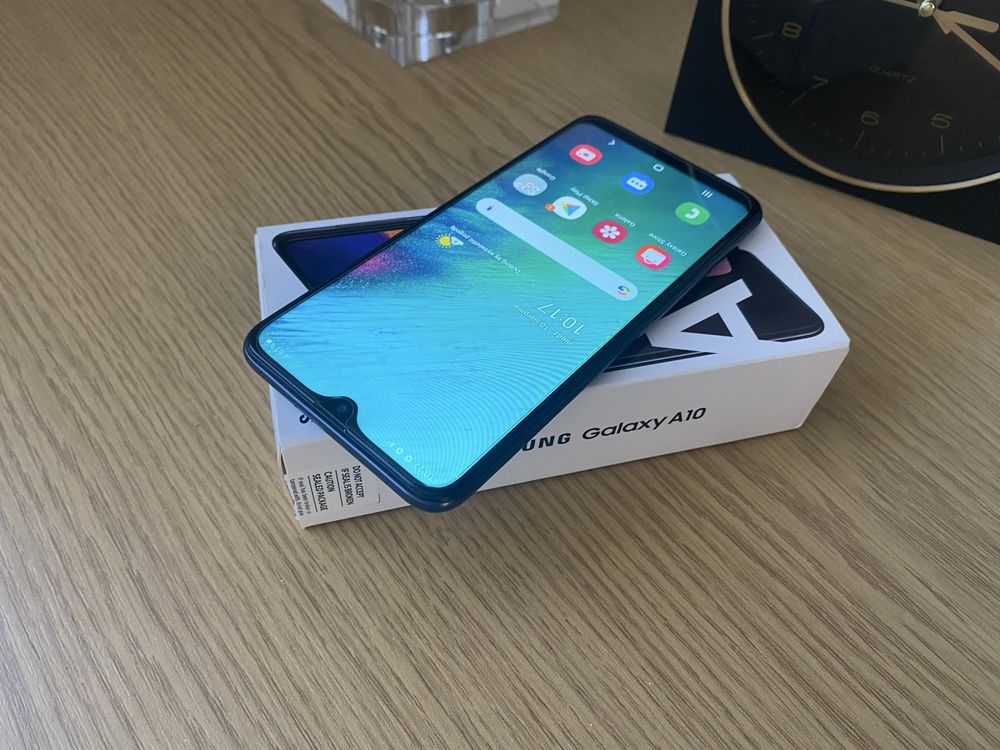 Samsung Galaxy A10. Stan BDB. Bez Blokad. Komplet. Etui + Szkło.