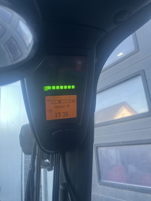 Wózek elektrycny Linde E20 550cm triplex 4 sekcia pół kabina