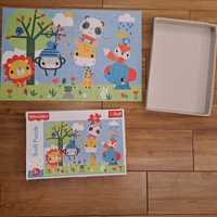 Puzzle maxi trefl, 24 sztuki, Fisher price. Wysyłka