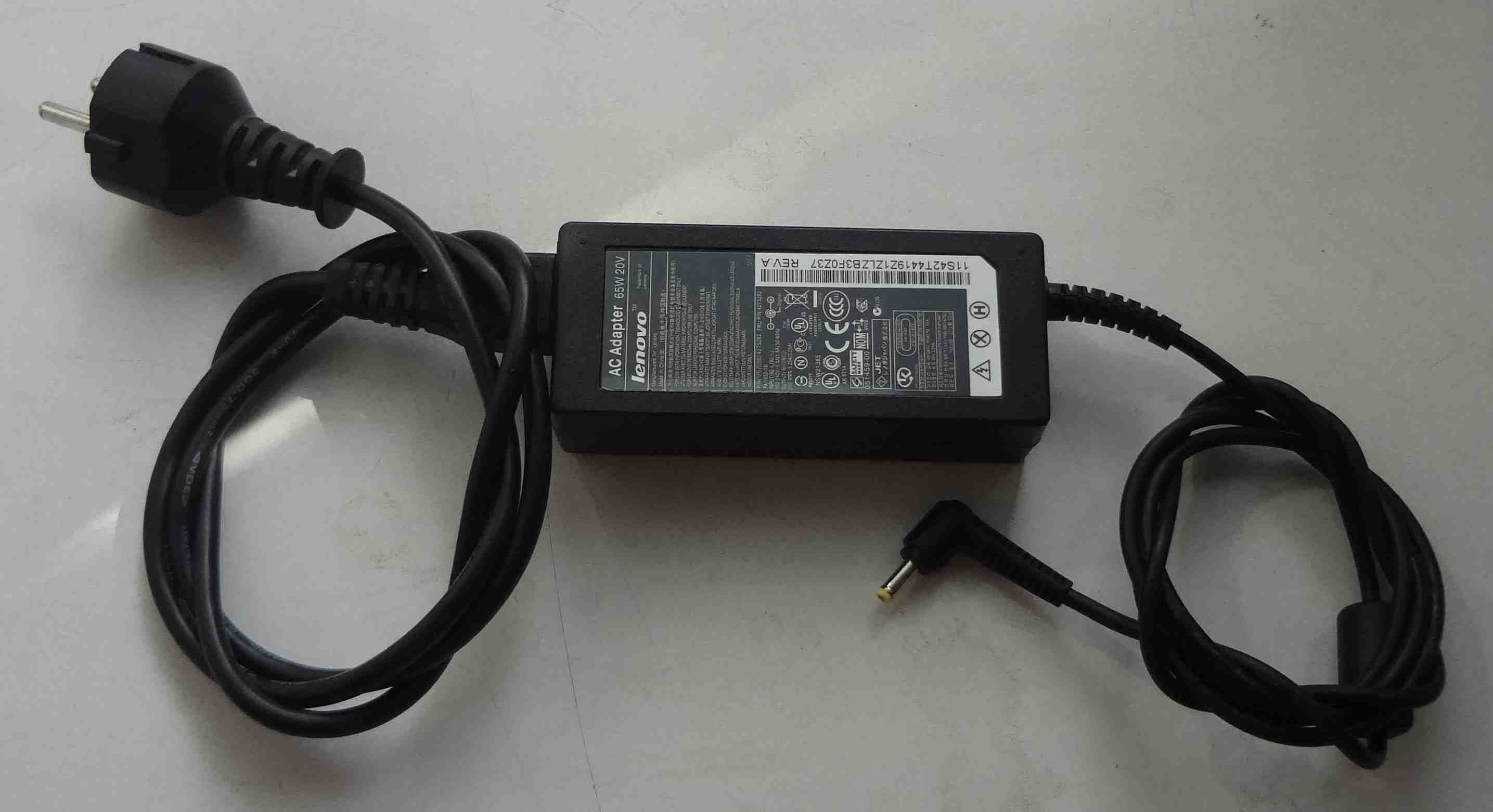 Блок питания Lenovo 20V 3.25A PA-1650-16, зарядка