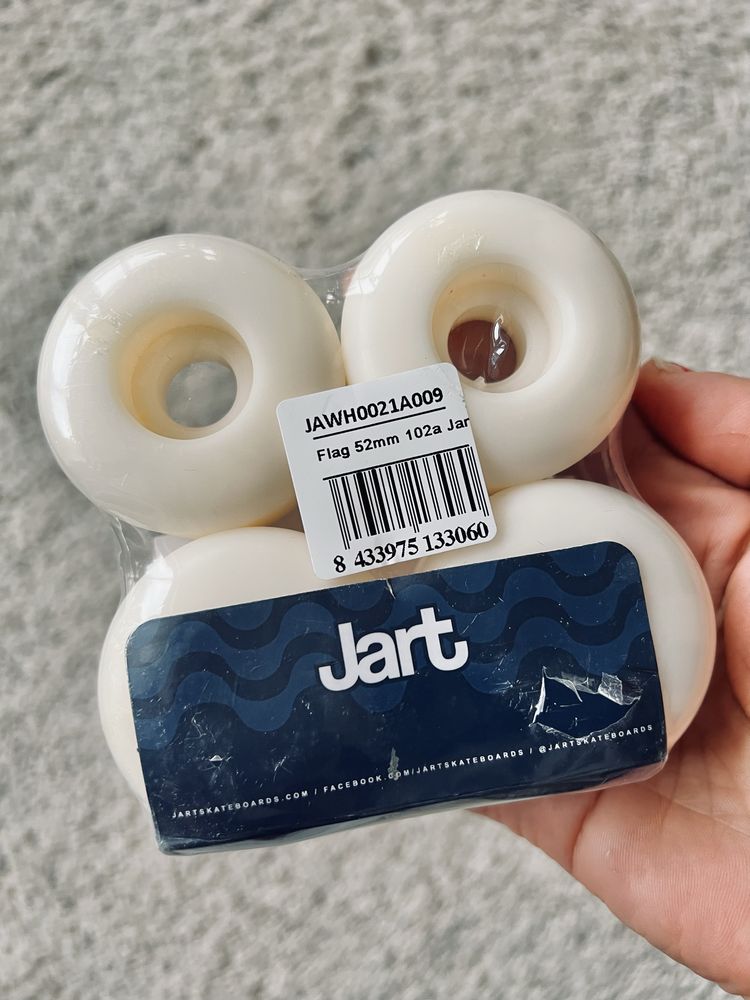 Pack 4 rodas Jart 52mm 102a skateboard