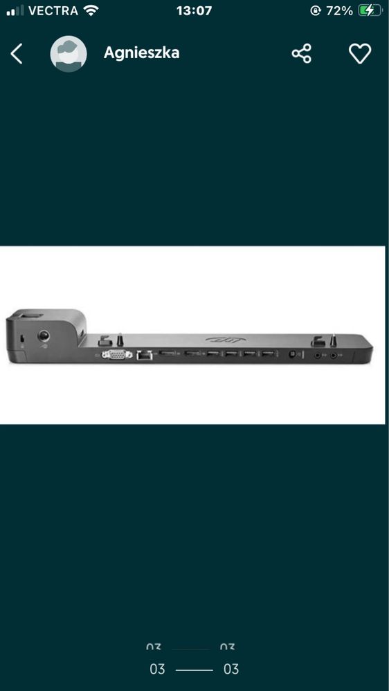 Stacja dokujaca HP ultra slim