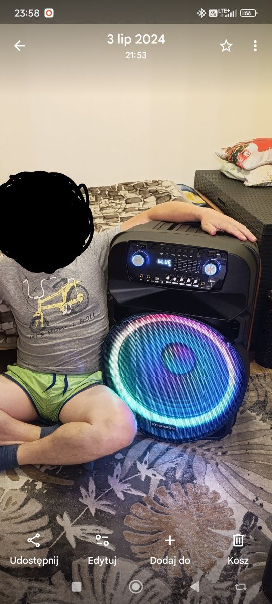Głośnikk multimedialny , Bluetooth, radio.