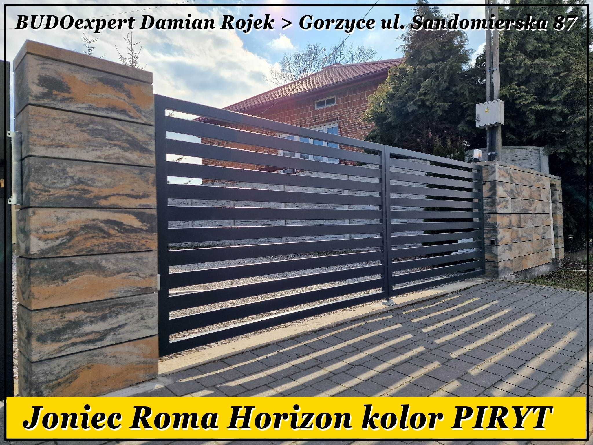 Bloczek gładki Joniec ROMA HORIZON BH28 onyx piryt marengo amber biały