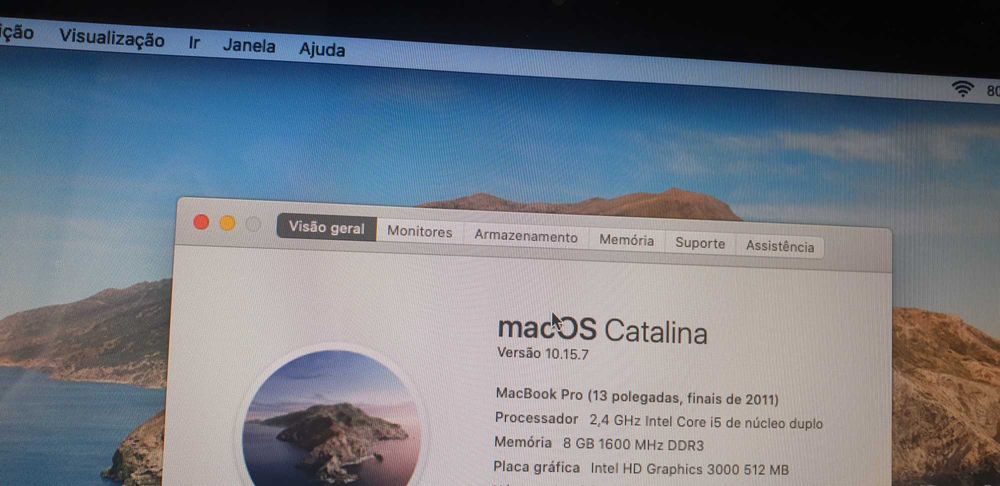 Macbook pro 13 2011 em bom estado i5
