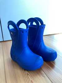 Botas galochas Crocs azul criança 24-25 como novas