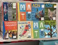 Manuais e cadernos 8 ano
