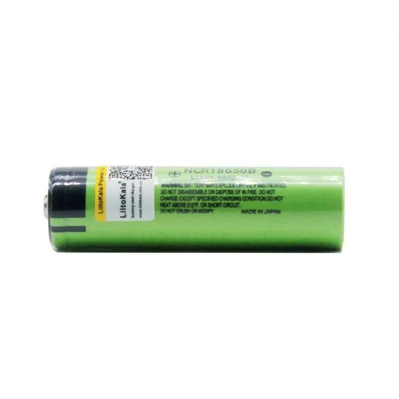 Акумулятор 18650 LiitoKala Lii-34B NCR18650B 3400mAh пипка button top