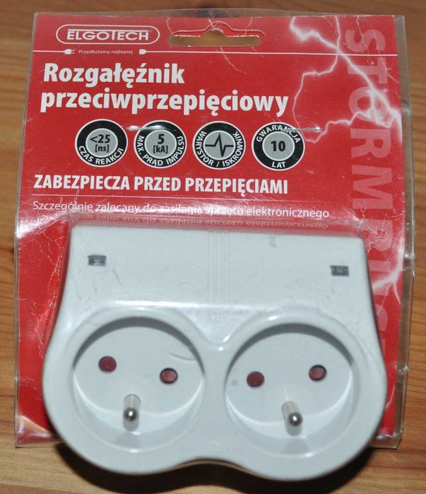 NOWY- Rozgałęźnik przeciwprzepięciowy- ELGOTECH - Typ R-20F - KRAKÓW