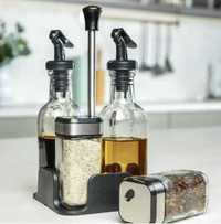 Набір кухонних банок для спецій оцету олії сипких